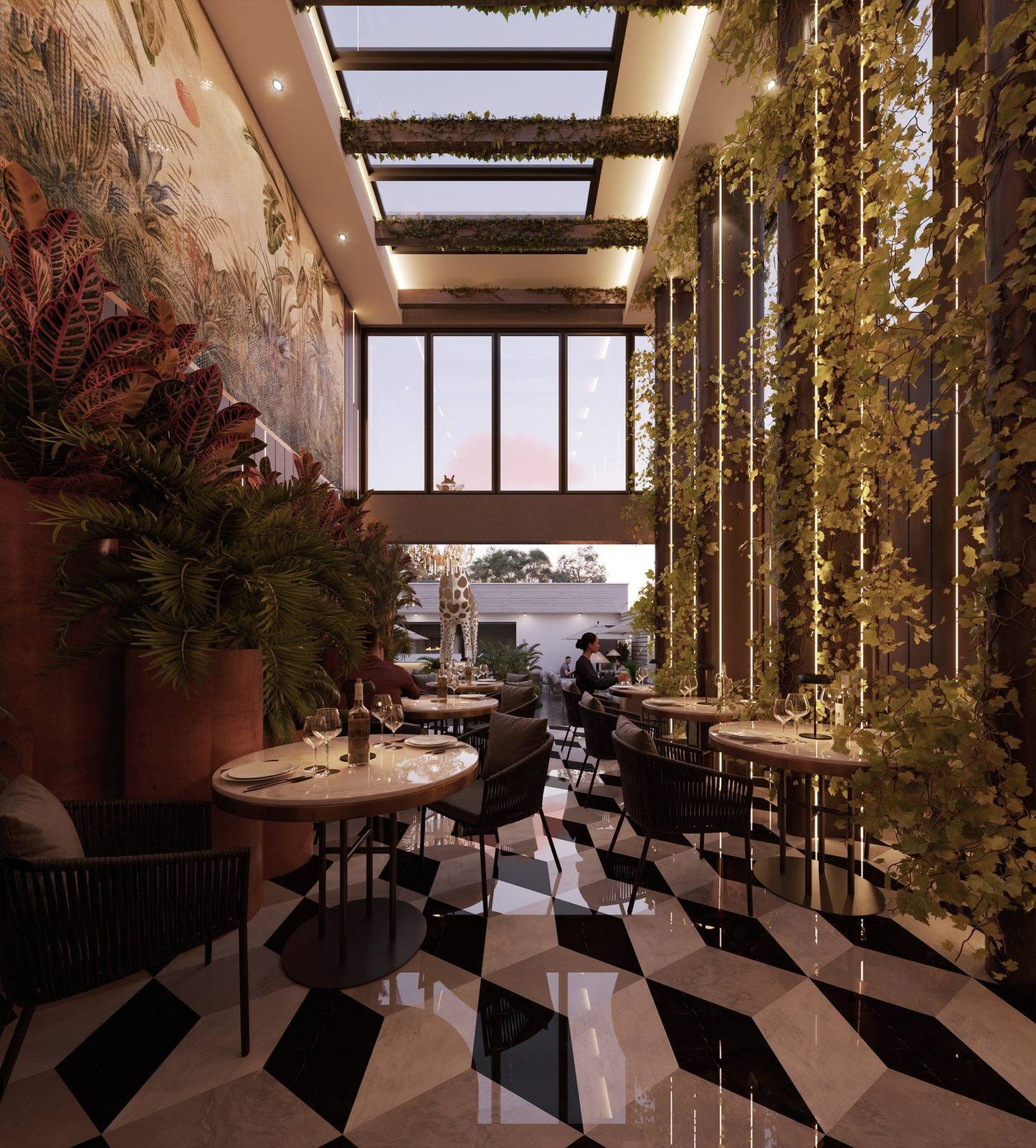 UJ Port Harcourt redevelopment — Garden dining room