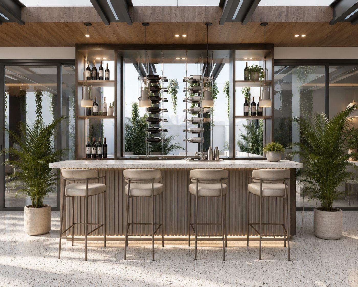 The Shard Hotel, Asaba — Outdoor bar