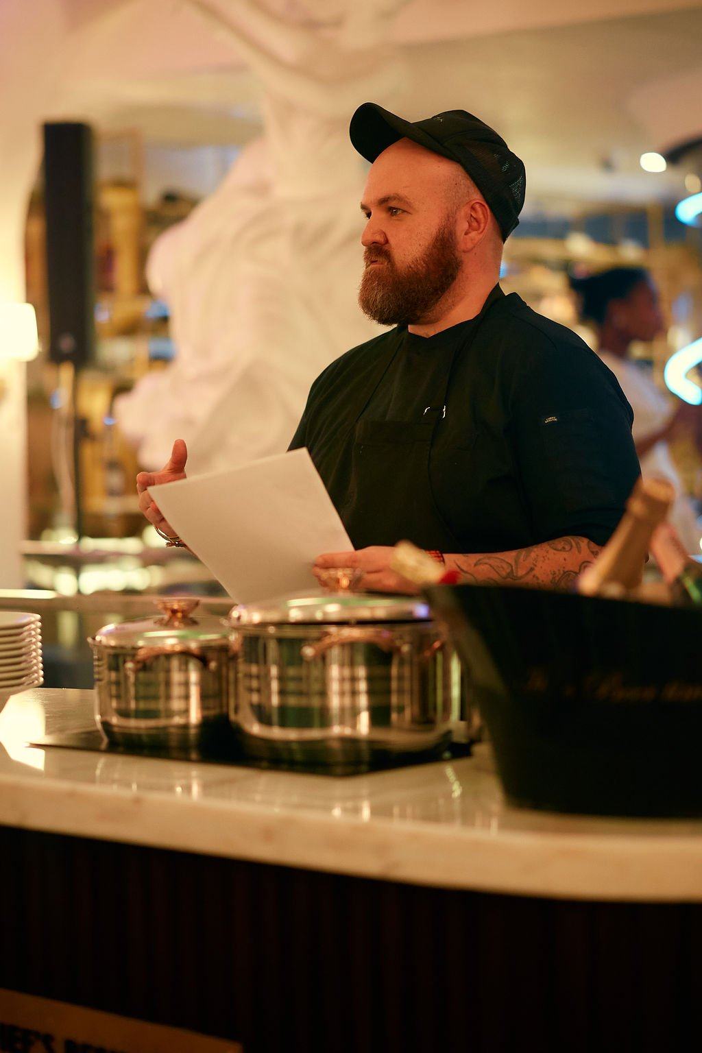 Chef&rsquo;s Residency at La Luna &mdash; Chef at the pass