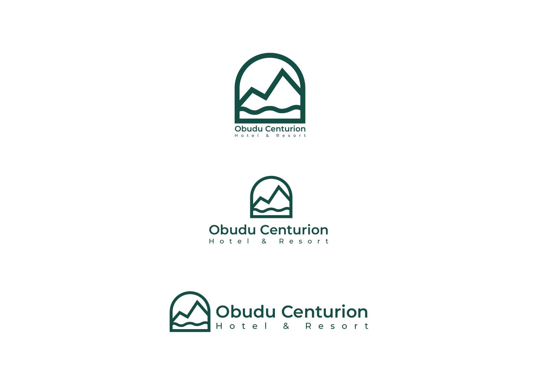 Obudu Centurion brand identity &mdash; Lockup variations