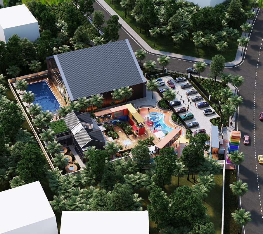 The Playground Ikoyi &mdash; Aerial view