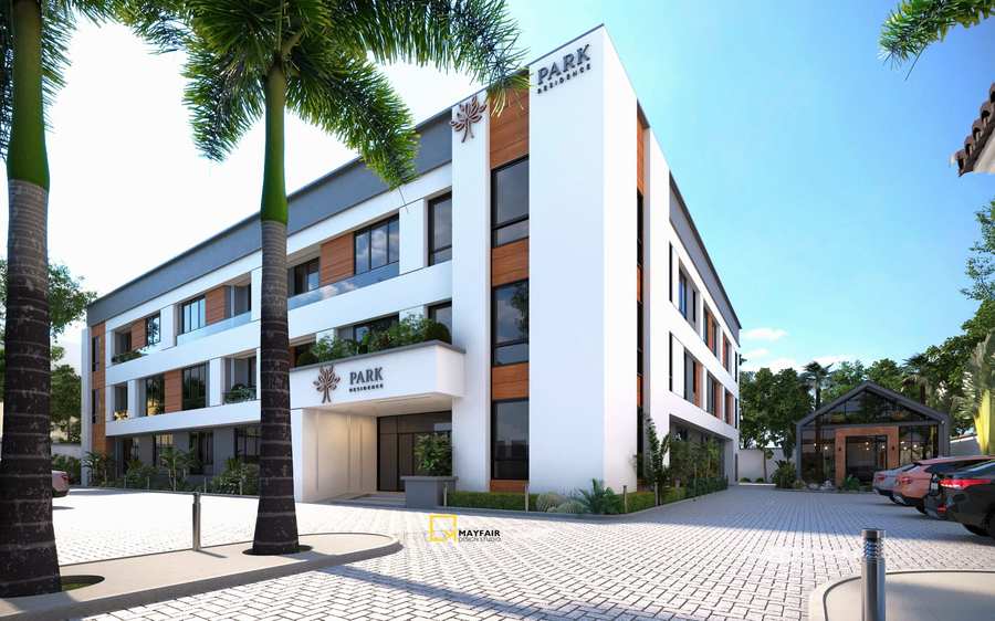 Park Residence &mdash; Front elevation