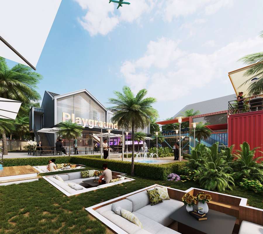 The Playground Ikoyi &mdash; Garden lounges & food hall