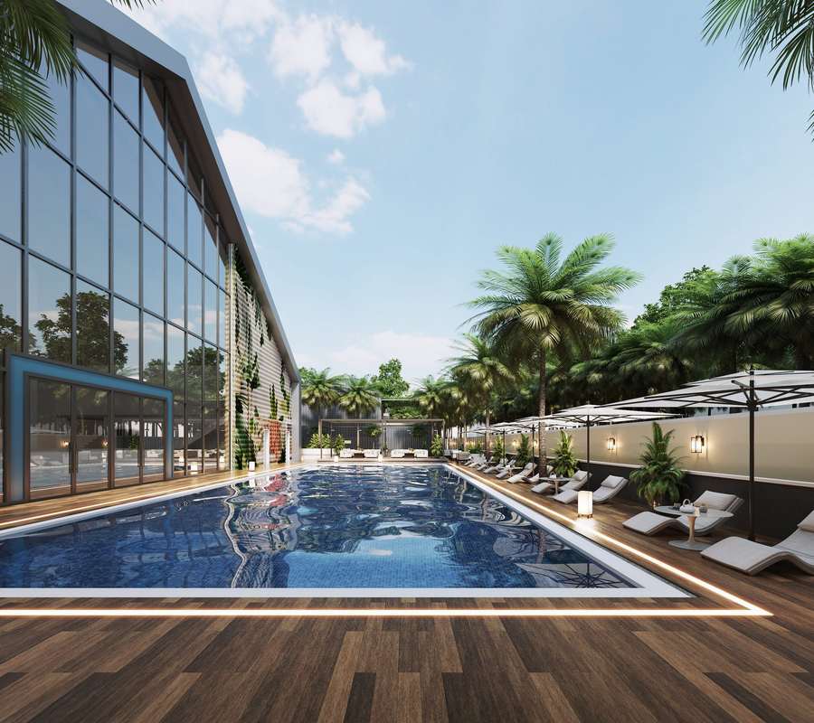 The Playground Ikoyi &mdash; Pool deck