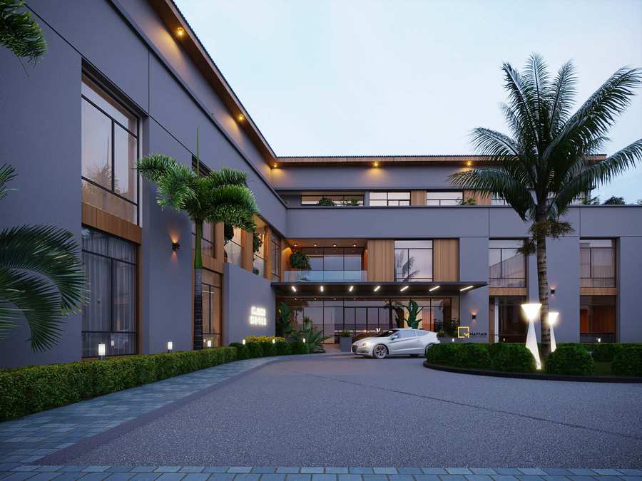 Mahi & C Hotel &mdash; Arrival court