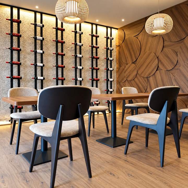OVF Lounge &mdash; Wine wall & private dining