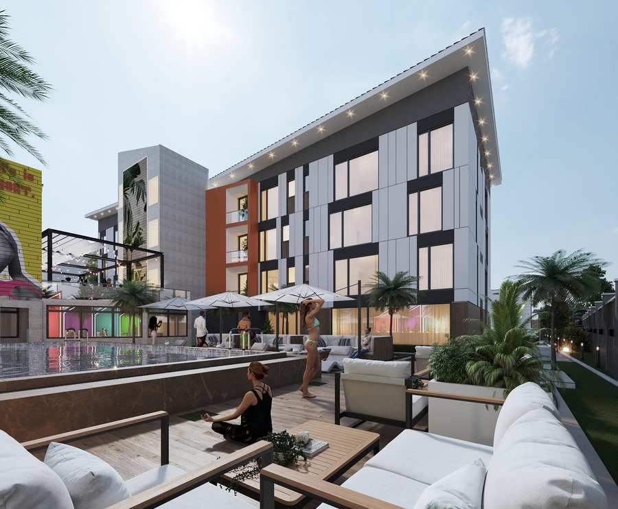 Prosbel Hotel &mdash; Pool terrace